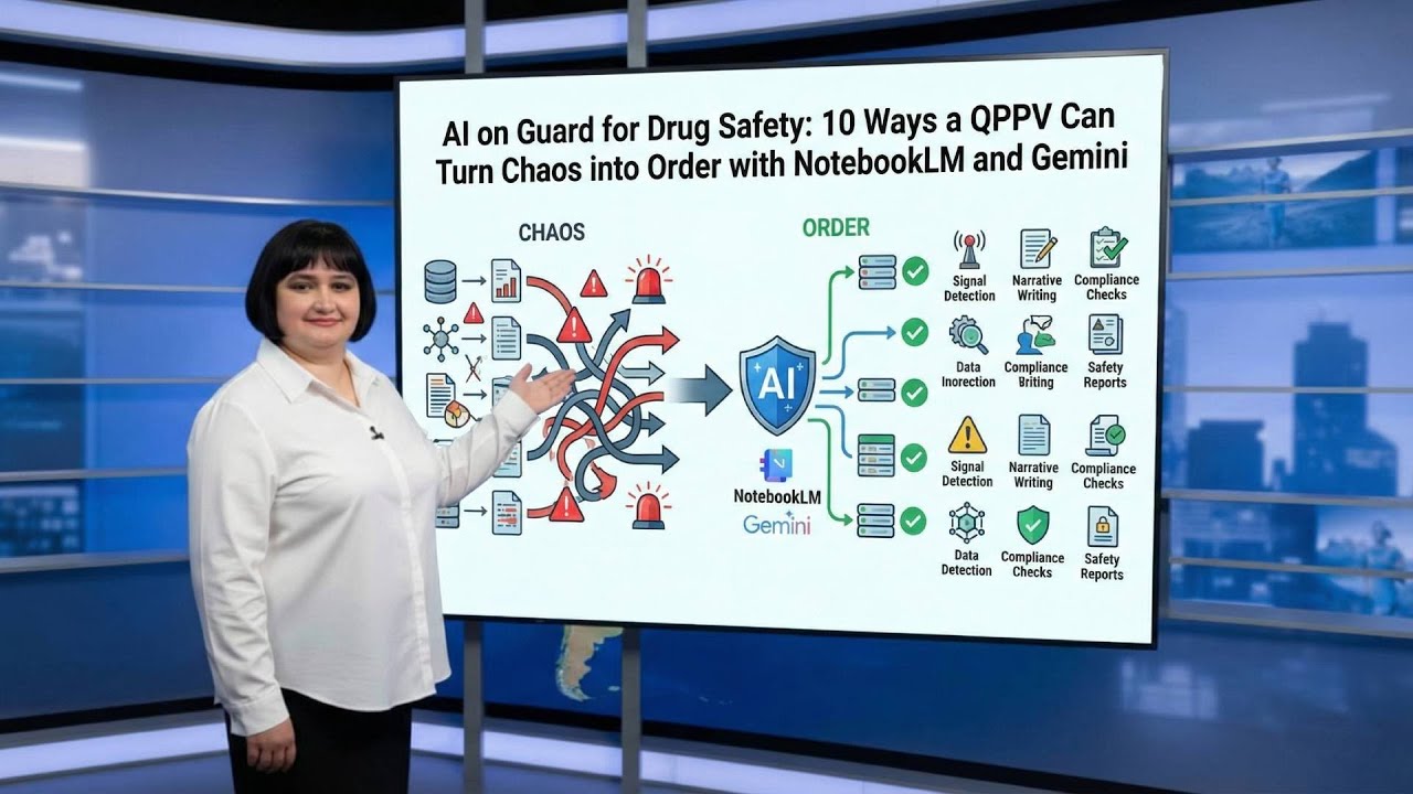 AI on Guard for Drug Safety: 10 Ways a QPPV Can Turn Chaos into Order with NotebookLM and Gemini