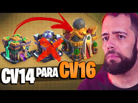 RUSHANDO CV14 PARA CV16 CORRETAMENTE NO CLASH OF CLANS [PARTE 1]