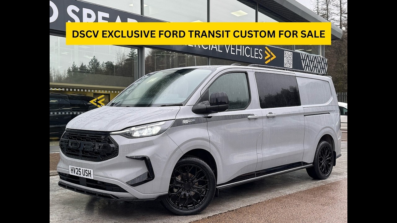 DSCV EXCLUSIVE FORD TRANSIT CUSTOM FOR SALE - YouTube