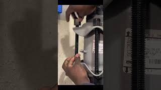Installing dresser coupling onto black pipe #plumbing #diy #howto #plumber #shorts #viralvideo #fyp