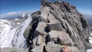 Solo ascent and glissade up Lone Peak via Sawmill and Big Willow. 7 June 2017