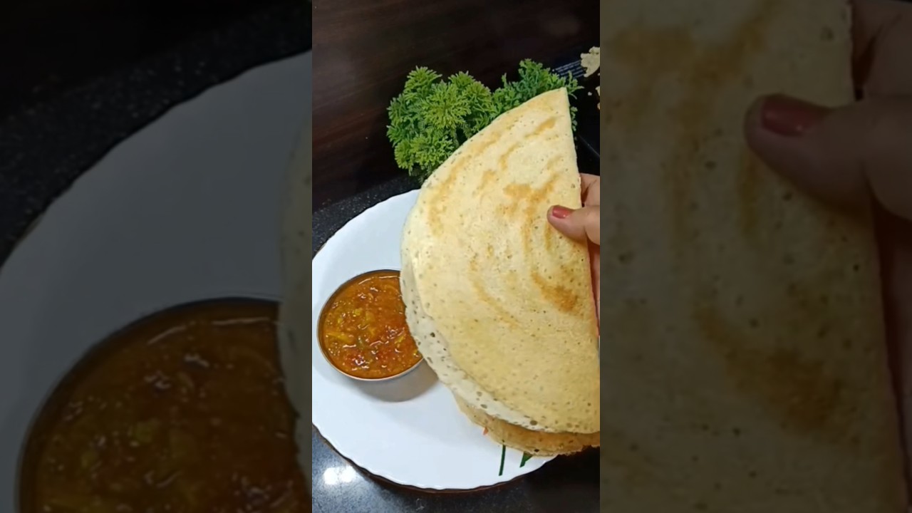 Crispy Dosa in just 10 mins 