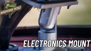 Muddycreek Tackle Electronics Mount | Fishing Electronics Mount For Standard and Track Mounted Boats