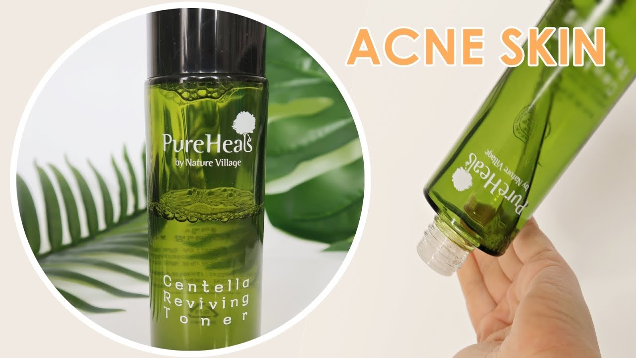 PureHeals Centella Reviving Toner Review | Korean Toner for Acne prone skin