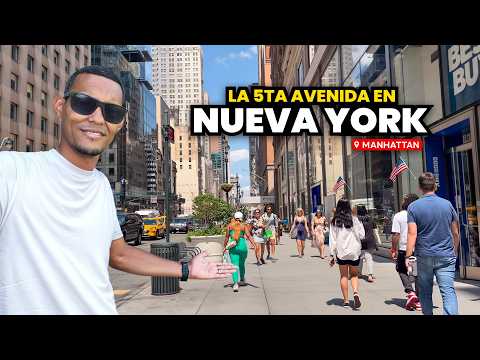 Walking through NEW YORK * The FAMOUS 5th AVENUE