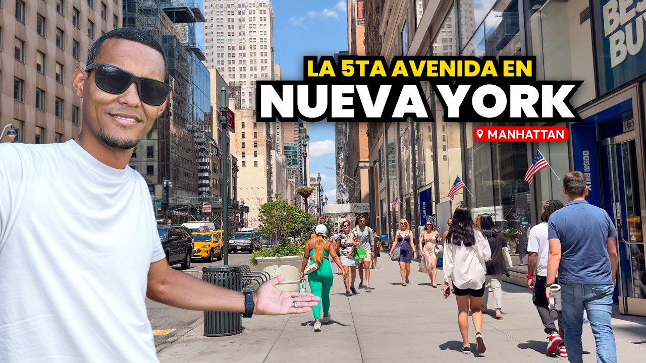 Caminando por NUEVA YORK * La FAMOSA 5ta AVENIDA