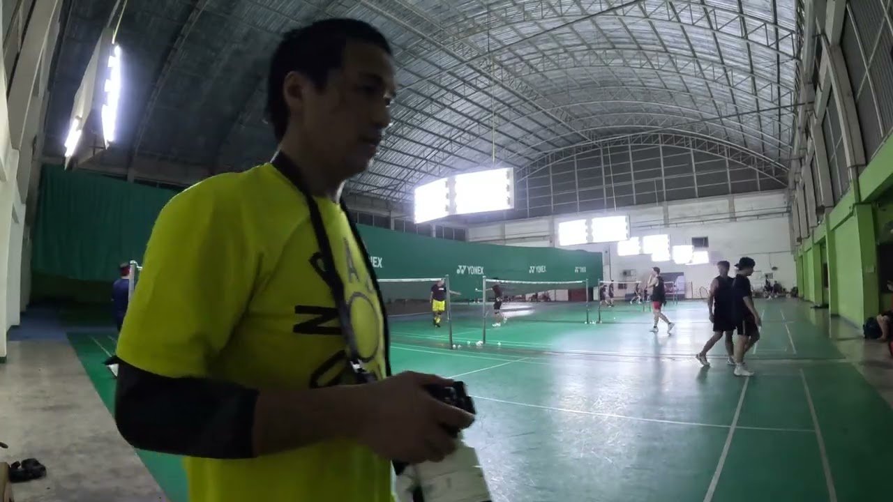 #เพิ่มสุข [Drunker Badminton] Game4 Per Noi VS Sharp Chain   4K