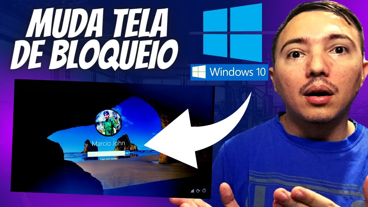 COMO MUDAR A FOTO DA TELA DE BLOQUEIO DO WINDOWS 10 (MODO SIMPLES ...