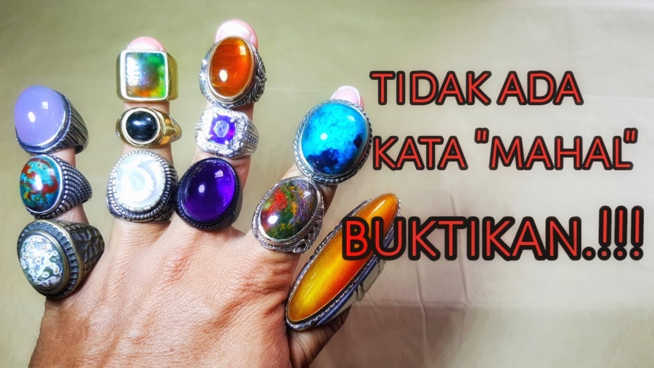 Batu Bacan,Safir,Kecubung,Pandan,Pancawarna,Lavender,Gambar,Motif,dsb.