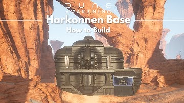 Dune: Awakening  | Harkonnen Solo Base | Tour & Speed Build