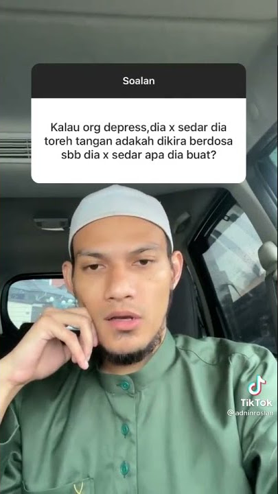HUKUM TOREH TANGAN TANPA SEDAR | USTAZ ADNIN
