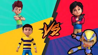 Rudra vs Shiva vs Vir the Robot boy vs Kicko - Fatal 4 way Amazing match screenshot 3