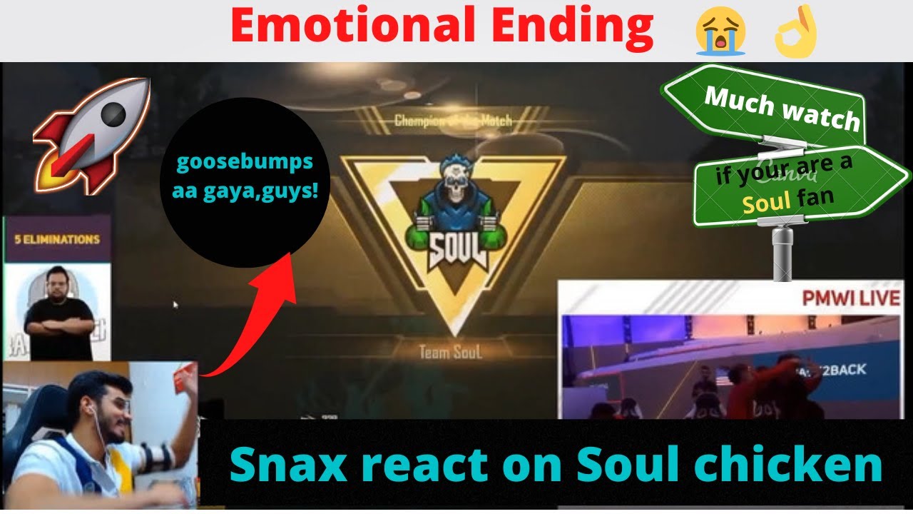 Snax Emotional : Soul Chicken Dinner at PMWI last match