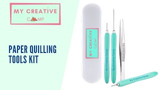 My Creative Camp - Paper Quilling Tools Kit Unboxing