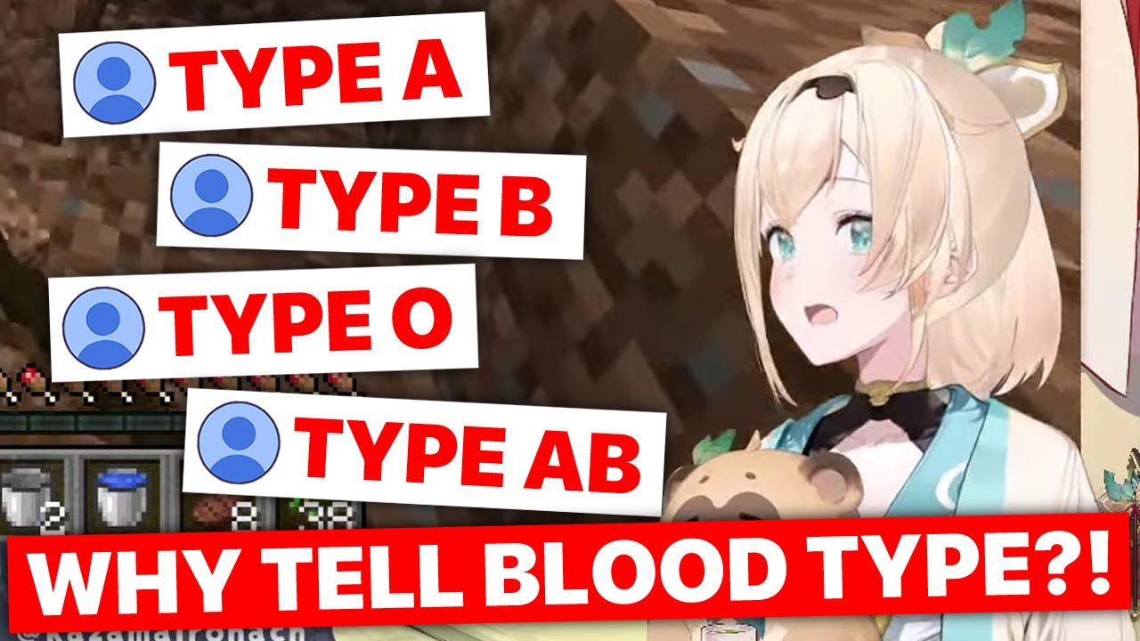 Iroha's Viewers Reveal Their Blood Type (Kazama Iroha / Hololive