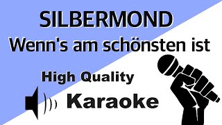 🔴🎤Silbermond - Wenn&#39;s am schönsten ist (Karaoke/Instrumental) zum Mitsingen mit Songtext🎤🔴