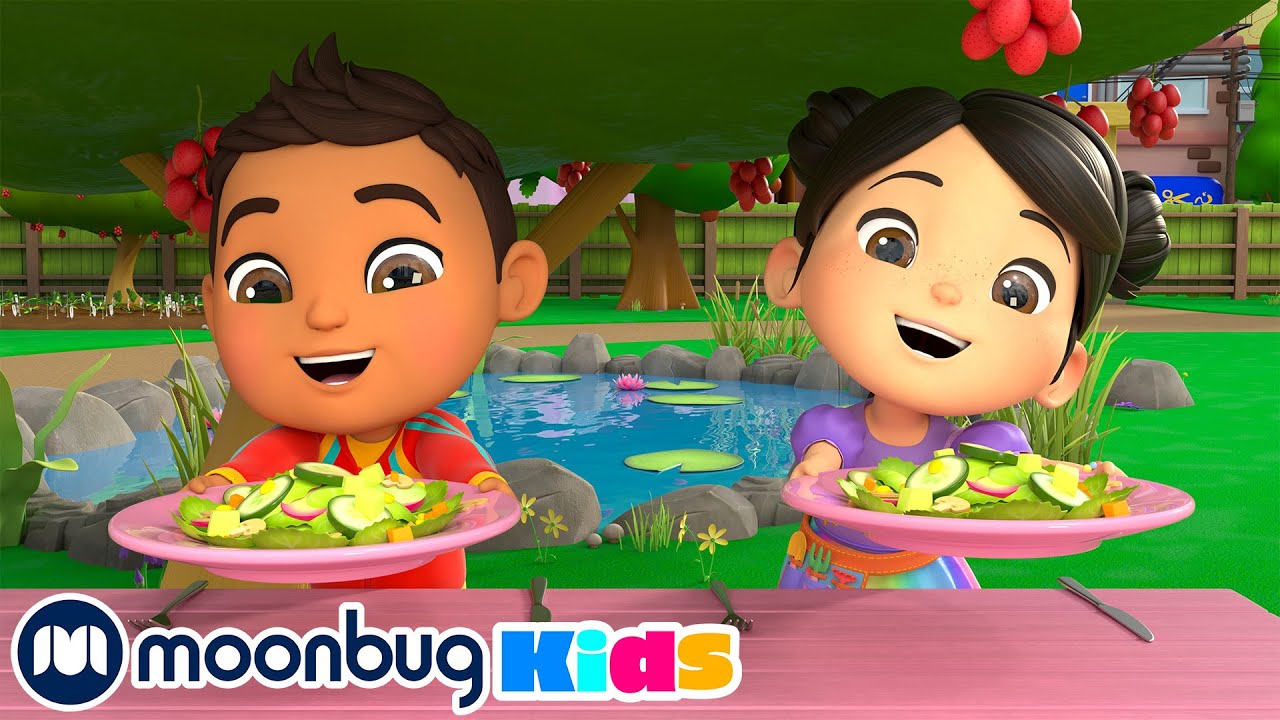 ⁣Salad Salsa | Cartoons & Kids Songs | Moonbug Kids - Nursery Rhymes for Babies