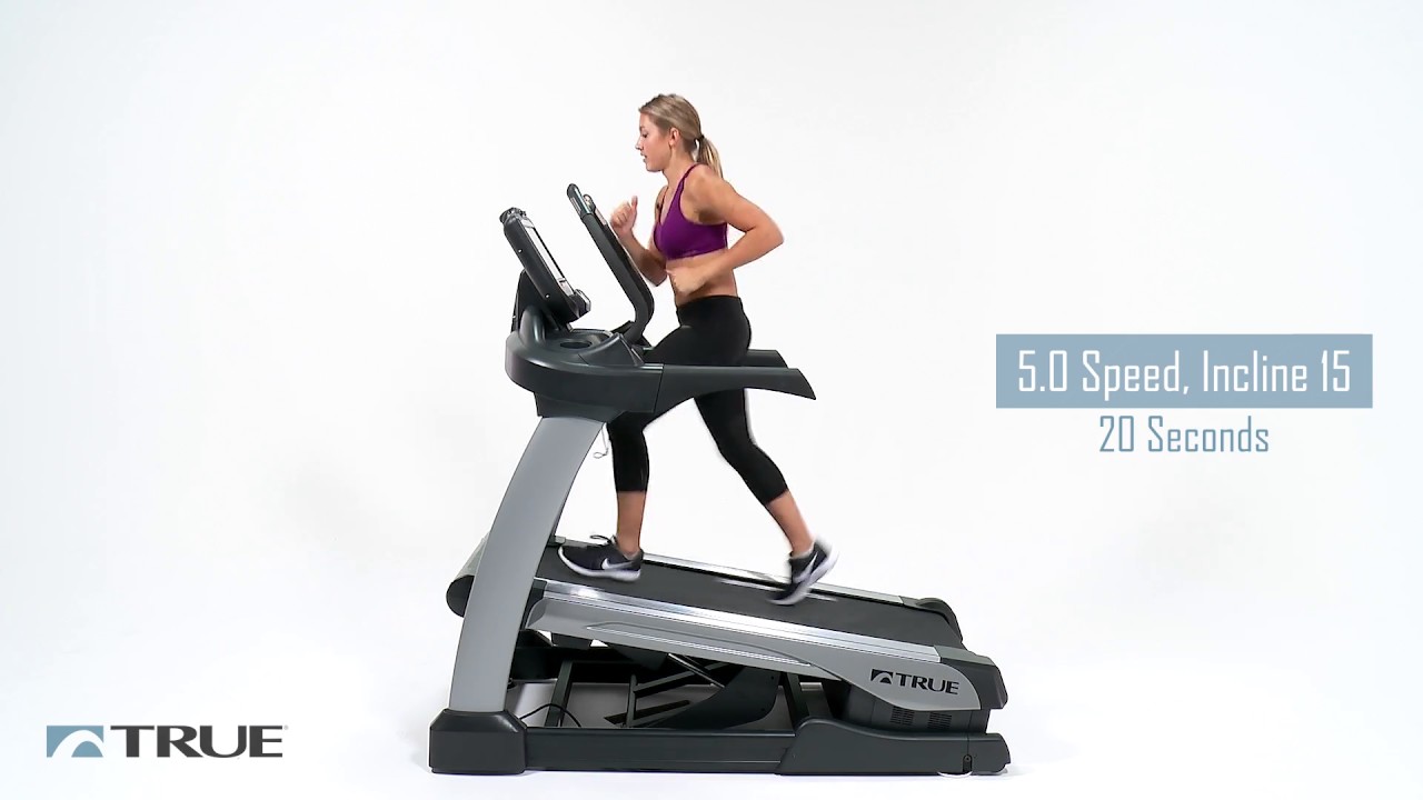 Тренировка на беговой дорожке True Alpine Runner