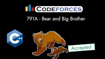 Codeforces 791A -  Bear and Big Brother | Detailed C++ Solution | TheCoDeveloper