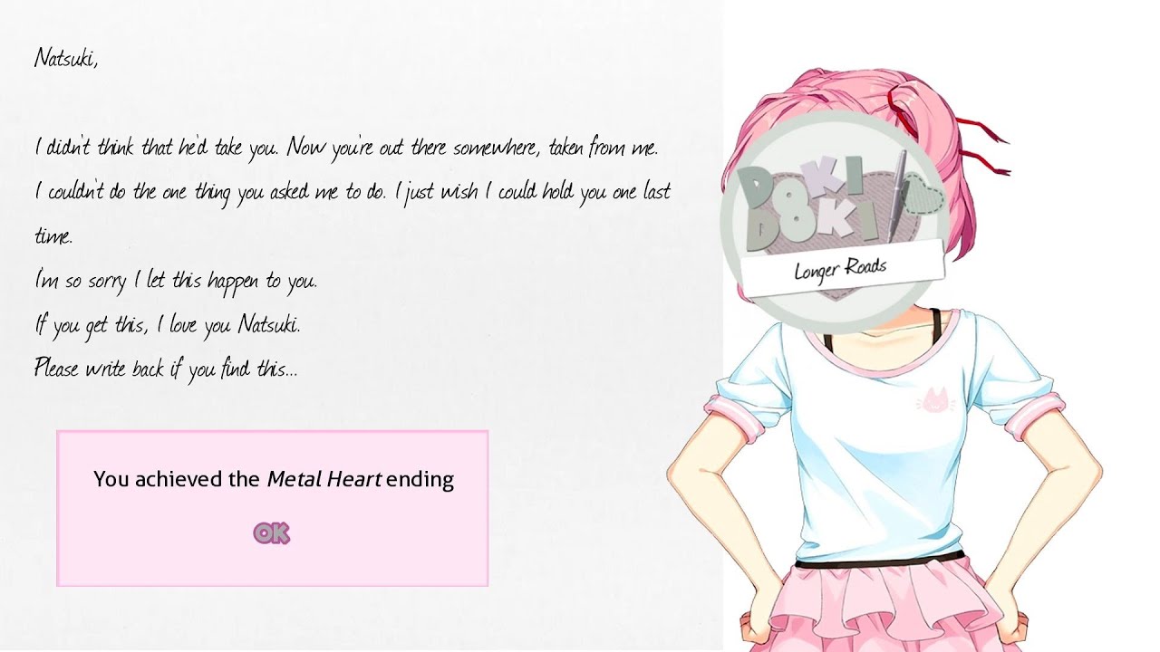 Can you hear me, Natsuki? | Doki Doki Longer Roads 13 (Natsuki Route 3)