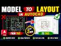 How to Make Model to Layout in AutoCAD (2026 Professional Guide)