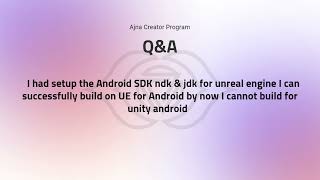 Cannot build for unity android after setting up android ndk and jdk