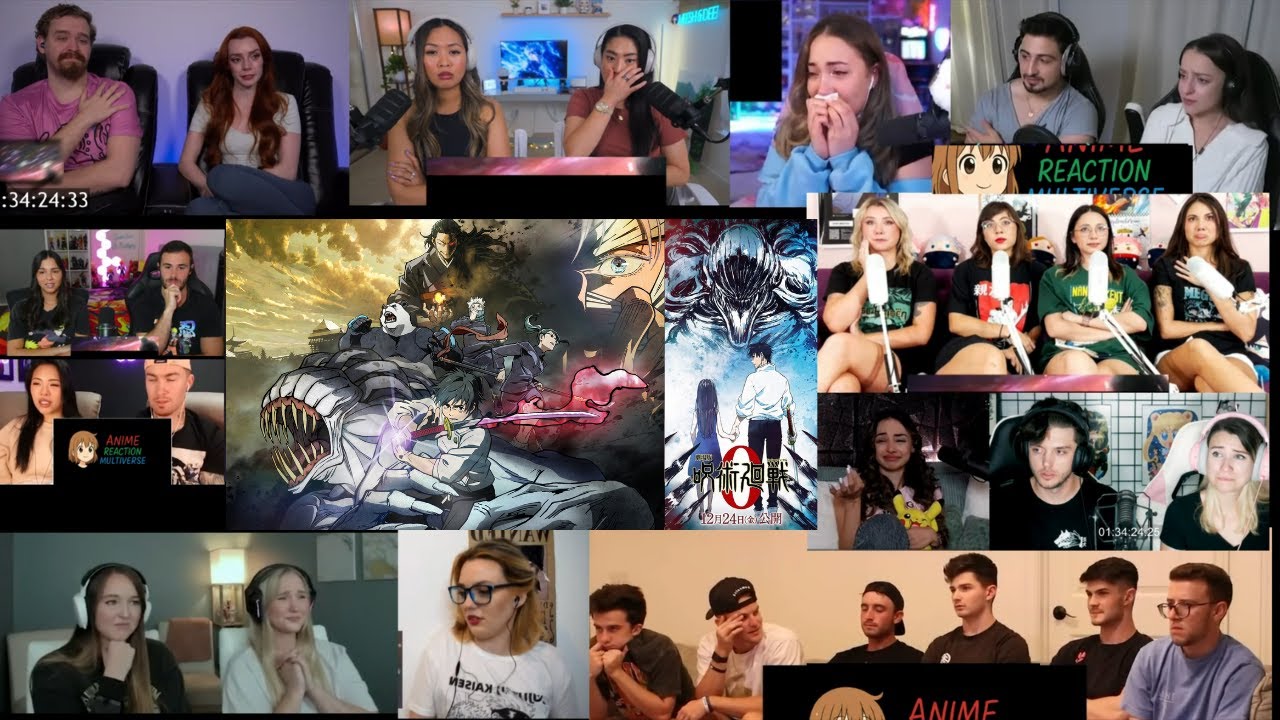 Jujutsu Kaisen 0 Reaction Mashup | JJK Movie Reaction