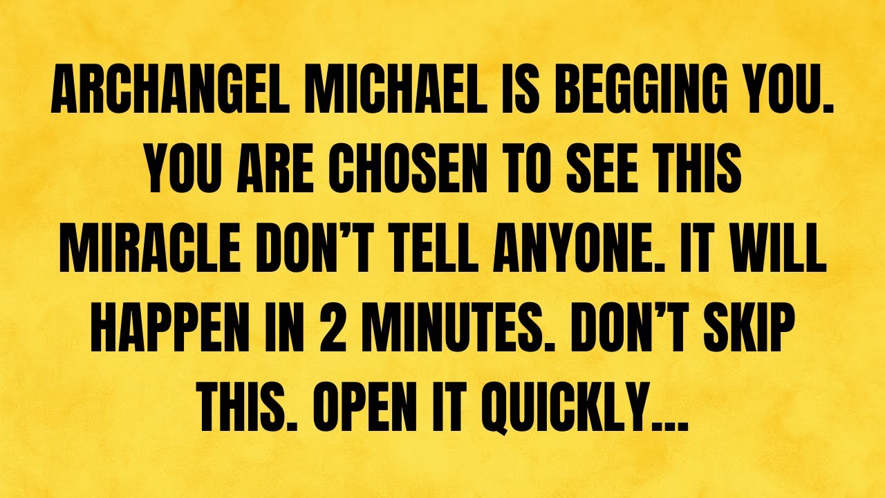 🔴 ARCHANGEL MICHAEL IS...