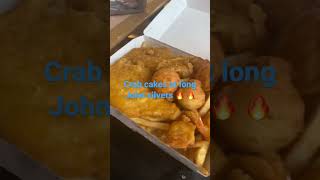 Crab cakes at long John silvers 🔥 🔥 🔥