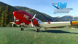 Backcountry Rescue Operations in the DC3 | MSFS Ultra Graphics Full Flight | 7800X3D \ 4080