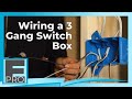 Setting Up Wires for Switches in a 3 Gang Switch Box