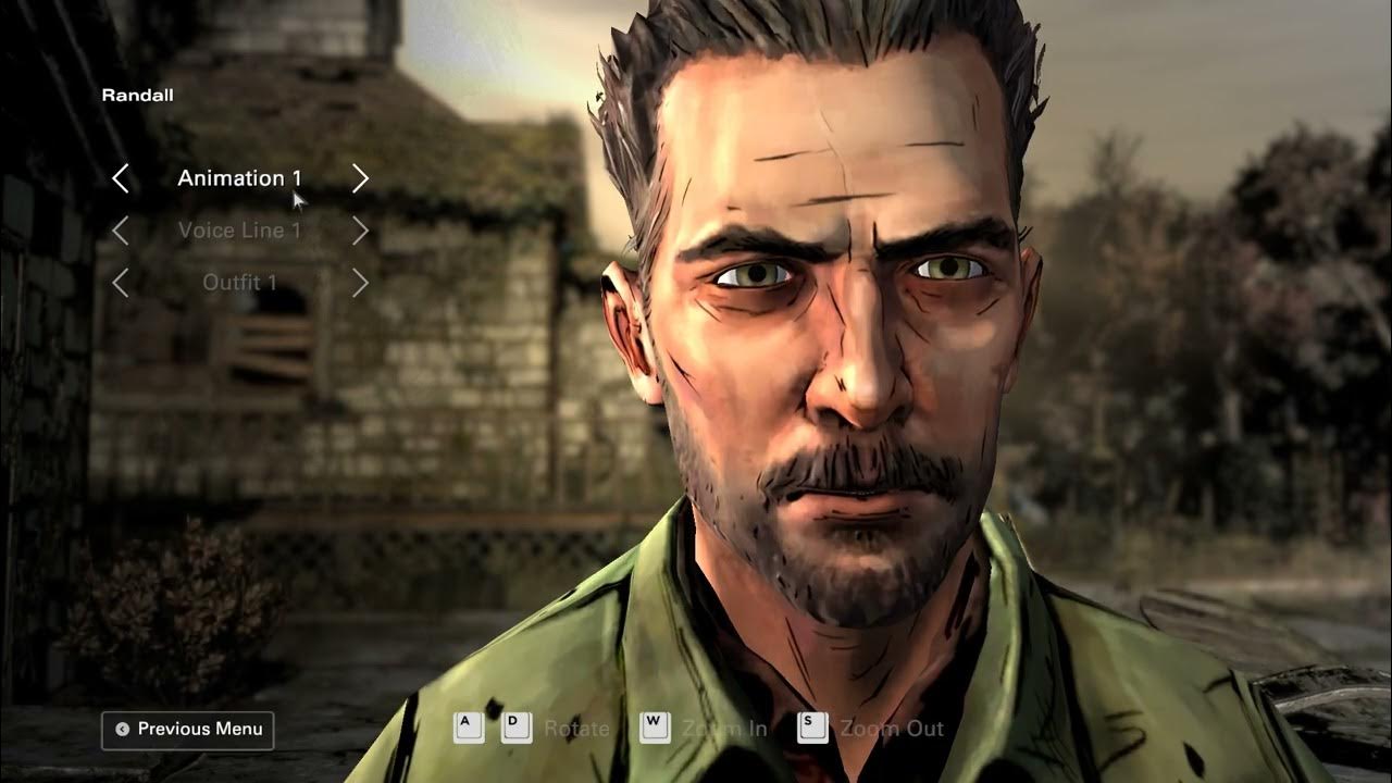The Walking Dead The Telltale Definitive Series Randall All Animations, Voice Lines, Outfits