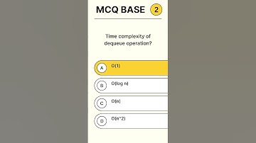 Queue MCQs in Data Structures (Part-5) | Queue Complexity | MCQ BASE #mcqs #computersciencemcqs