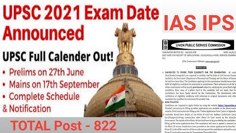 UPSC CSE Notification 2021 out - 712 vacancies #UPSC #CSE #IAS #IPS latest News 2021 By Veer #Affair