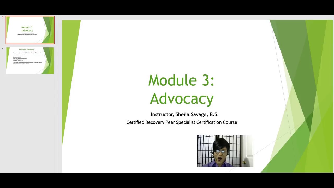 Module 3: Advocacy