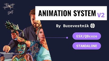 GTA 5 | Animation menu / Animation system v2 | FiveM | ESX | QBCore | Standalone