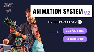 GTA 5 | Animation menu / Animation system v2 | FiveM | ESX | QBCore | Standalone