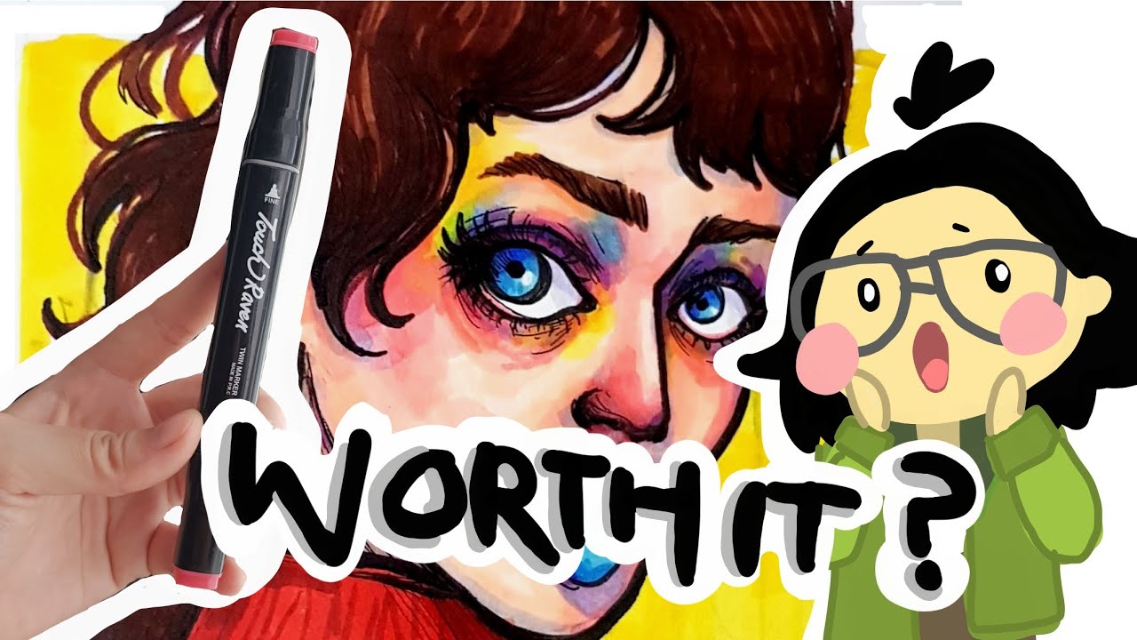 Unboxing and Honest Review: Touch Raven, Alcohol Markers