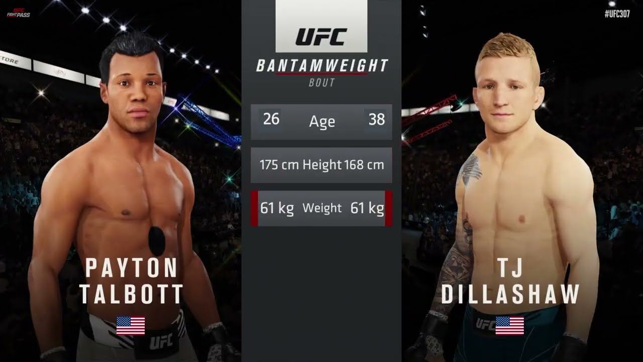 TJ Dillashaw vs Payton Talbott | UFC 307 | UFC 4