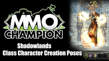 Shadowlands Alpha - Character Creation Class Poses