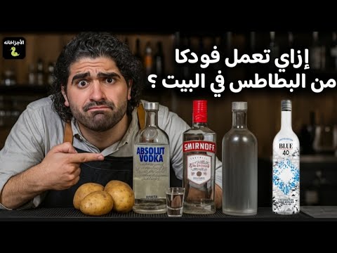 عمل فودكا البطاطس في البيت     الأجزاخانه