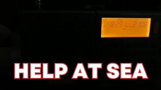 Maritime distress signals heard on shortwave radio, 8291 kHz USB on XHDATA D-808