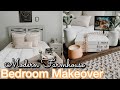 DIY MASTER BEDROOM MAKEOVER ON A BUDGET | Decorating Ideas | Modern Farmhouse Bedroom | Bedroom DIY