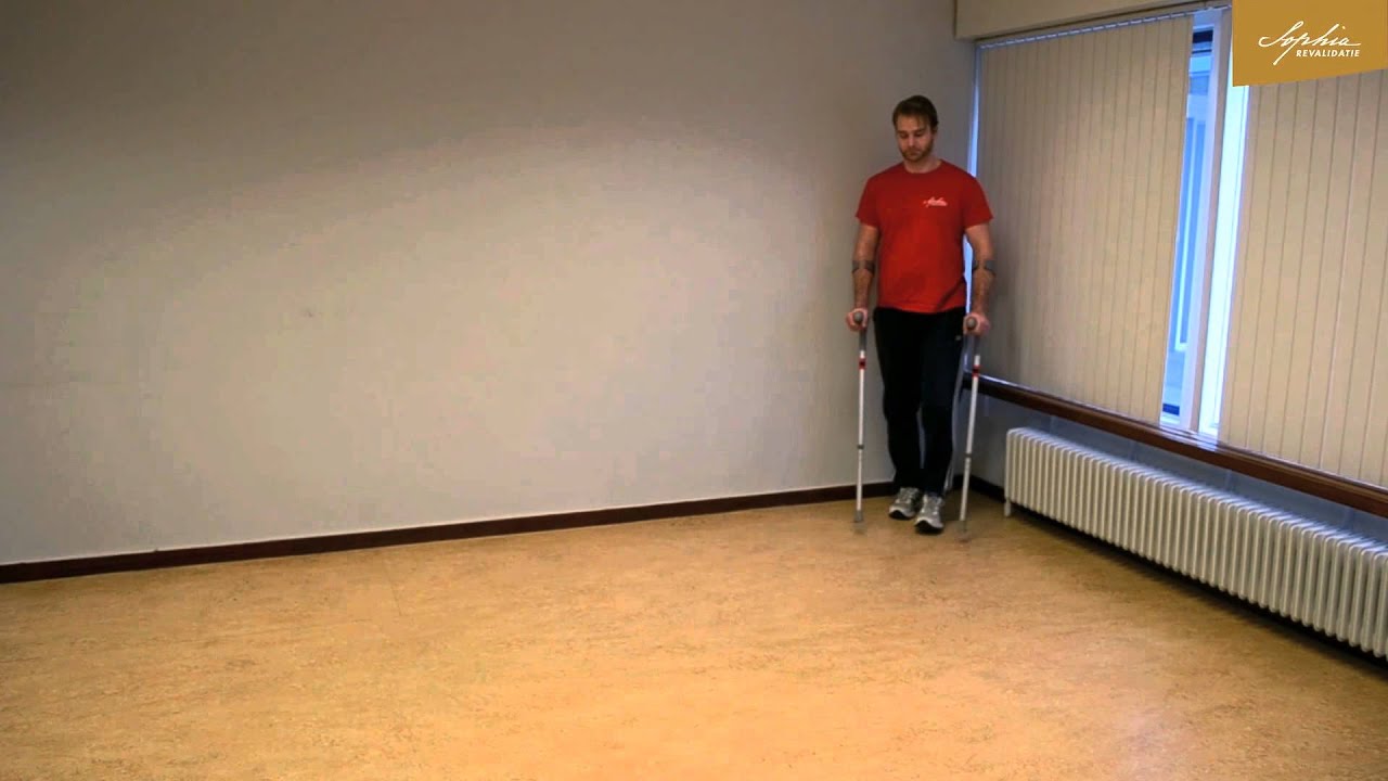 Valmodule Transfers oef 8 lopen met stokken