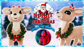 UNBOXING & SET UP | Spirit Christmas 2025 Rudolph the Red Nose Reindeer Clarice Animatronic Prop 