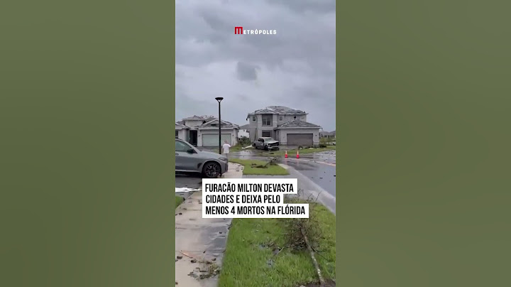Furacão Milton devasta cidades e deixa pelo menos 4 mort*s na Flórida