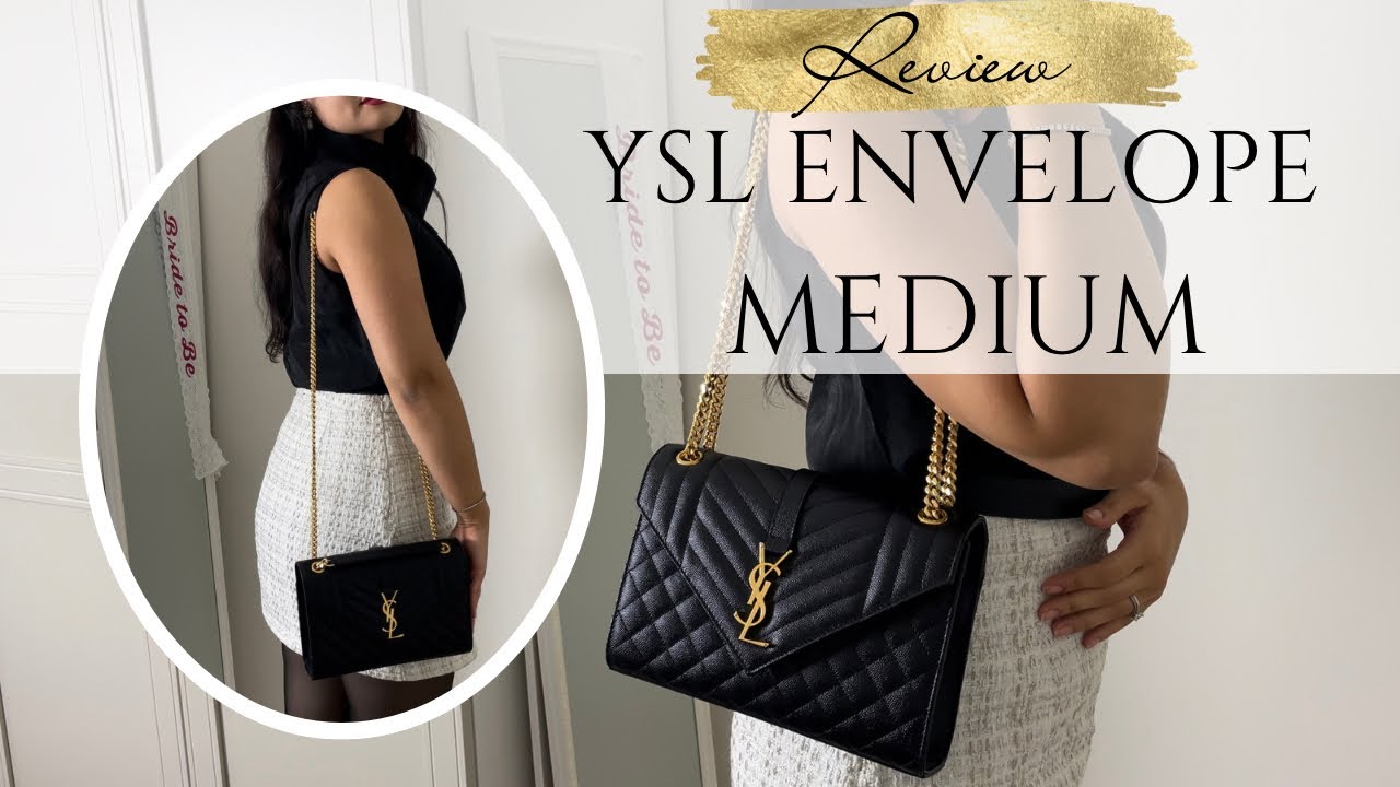 Luxury review: YSL Envelope medium chain bag – Your Feminine Charm by  Brenda Felicia