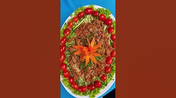 Bò trộn cải mầm I Đặt tiệc Ngọc Thuận  #dattiecngocthuan #monngondaitiec