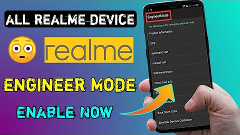 How to Enable Engineer Mode in Any Realme | Realme Engineer Mode Enable | ऐसे on karo engineer mode