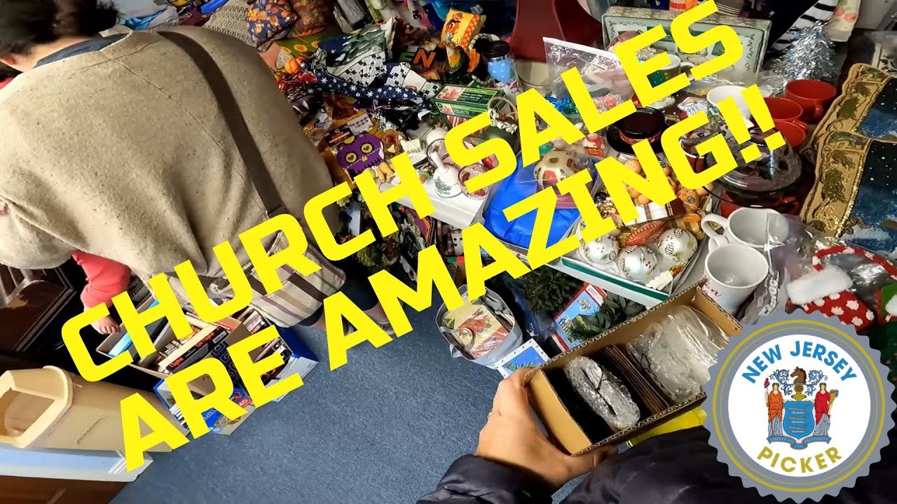 I ONLY SPENT 25 AT THIS CHURCH SALE & GOT SOME REALLY GREAT ITEMS